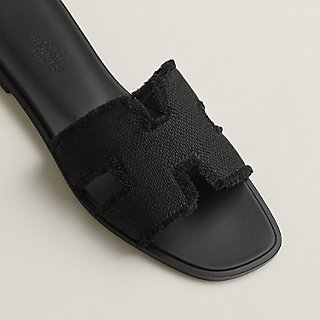 Oran sandal - Black | Hermès Australia